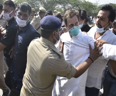 Hathras Case Updates Rahul Gandhi Arrested By Police After March To