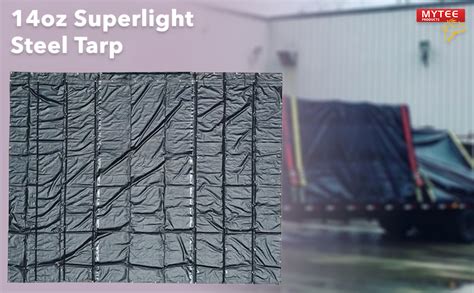 Mytee Products 16 X 27 Flatbed Truck 14 Oz Superlight Steel Tarp With