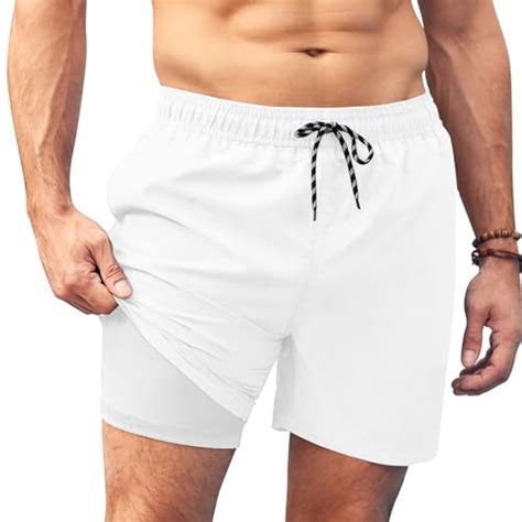 I Tested And Cant Get Enough Of These Must Have Mens White Swim Trunks