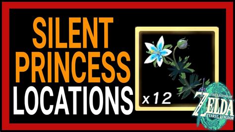 Where To Find Silent Princess Material Locations Zelda Tears Of The