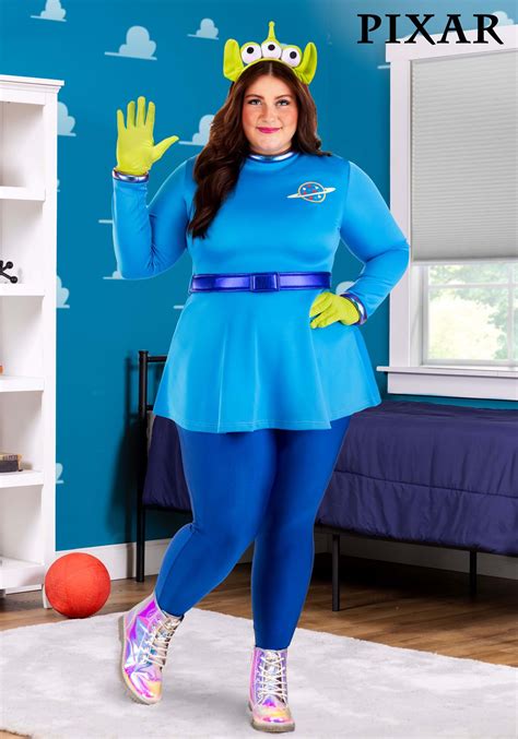 Women's Plus Size Disney and Pixar Toy Story Alien Costume | Disney ...