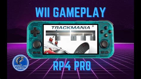 Retroid Pocket Pro Wii Emulation Gameplay Video Trackmania Youtube