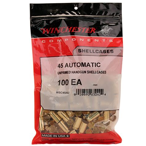 Winchester Auto Unprimed Pistol Brass Count Freeland S Sports Llc