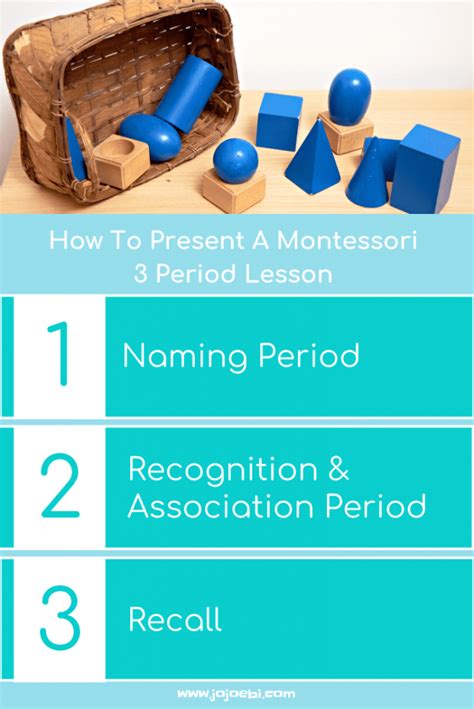 How To Present A Montessori 3 Period Lesson Jojoebi