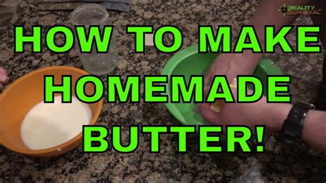 How To Make Homemade Butter In A Mason Jar Youtube