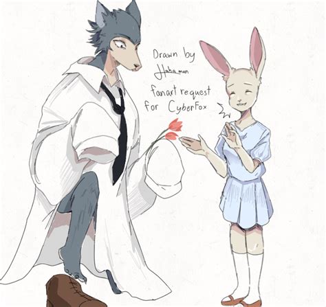 347221 Safe Artisthahaman29 Haru Beastars Legoshi Beastars