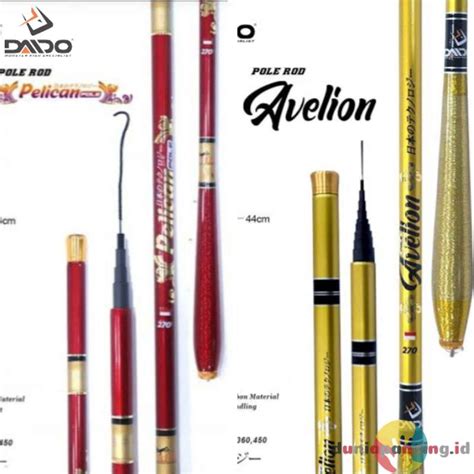 Jual Joran Tegek Daido Avelion Pelican 210 270 300 360 450 Ruas Pendek