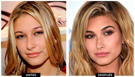 Foxy Eyes de Hailey Bieber Antes y después