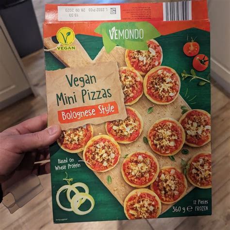 Vemondo Vegan Mini Pizzas Bolognese Style Review Abillion