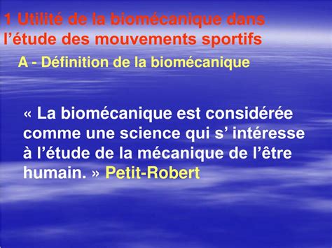 Ppt Des Notions Fondamentales Sur La Biom Canique Et L Analyse Du