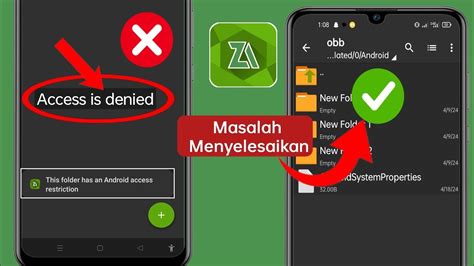 Cara Memperbaiki Akses Ditolak Di Zarchiver Folder Ini Memiliki