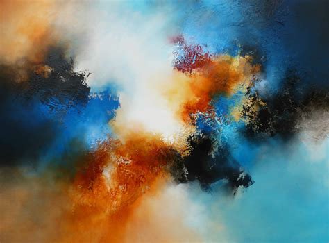 Abstract Paintings By Artist Simon Kenny Large Contemporary Abstract