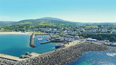 Ballycastle Harbour and Marina, Co. Antrim Northern Ireland Stock Photo ...