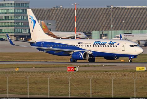 YR BMN Blue Air Boeing 737 82R WL Photo By Juke Schweizer ID 901909