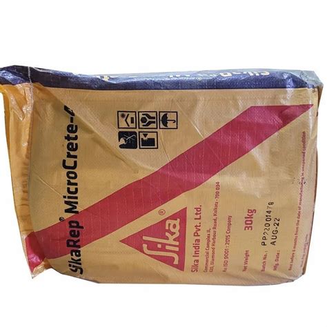 Sika Chemicals Kg Sikarep Microcrete Cementitious Micro Concrete At