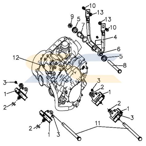 Massimo ATV Engine Parts | Massimo Parts ATV MSA 500D Engine