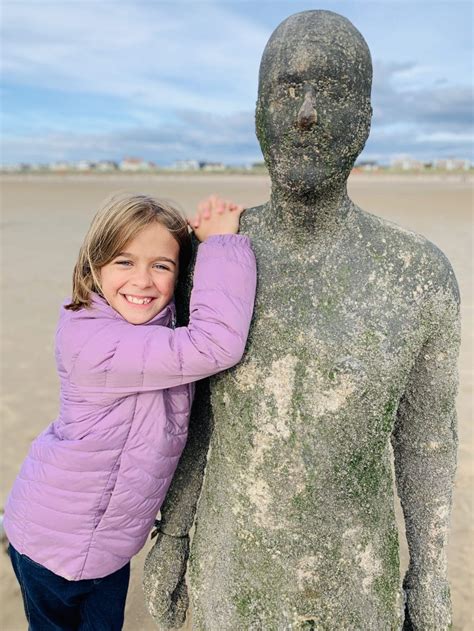 Visiting The Antony Gormley Statues In Liverpool Another Place