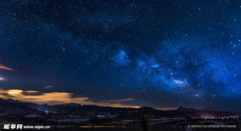 炫酷星空背景设计图自然风光自然景观设计图库昵图网