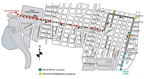 Así Serán Los Recorridos De La Vía Blanca Y Del Carrusel Mendoza Post