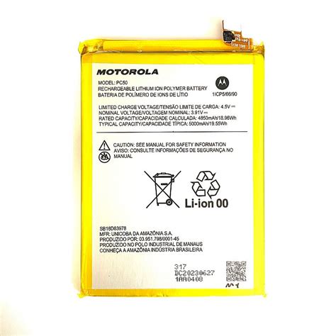 Bateria Motorola Moto G G Pc Smarts Parts