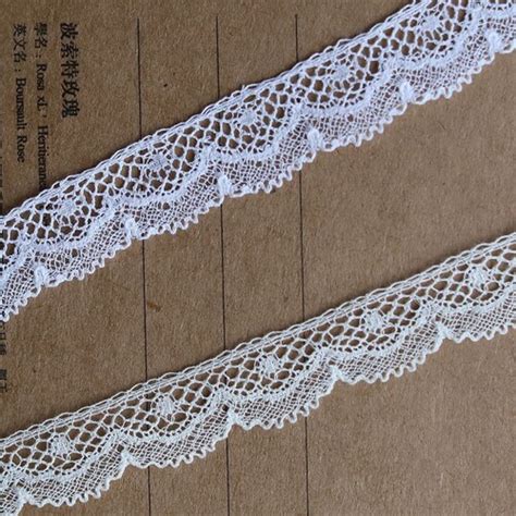 Mm French Heirloom Beige Cotton Lace Trim By The Yard Made Etsy