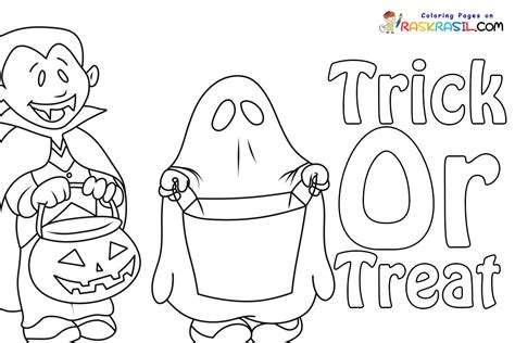 Ausmalbilder Trick Or Treat Malvorlagen Zum Ausdrucken