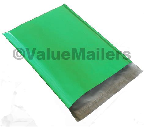 X Green Poly Mailers Bags Envelopes Online In Usa Free