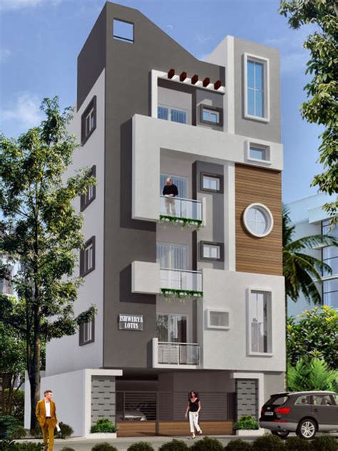 Apartment Exterior Design India