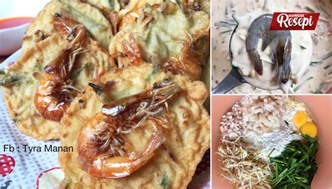 Cara Buat Cucur Udang Tak Serap Minyak Sesuai Untuk Hidangan Minum