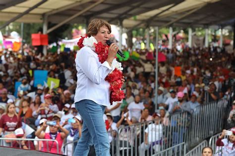 Delfina Gómez dijo en Ixtapaluca Chalco y Valle de Chalco que