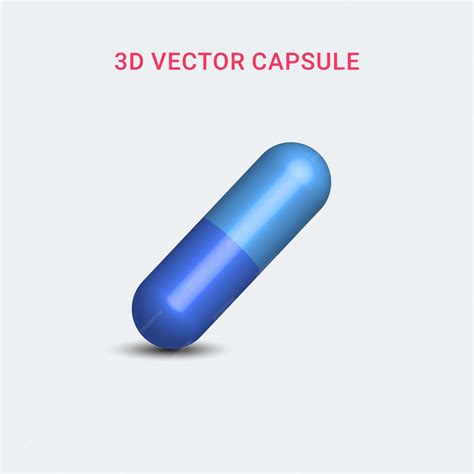 Premium Vector 3d Capsule Vector Stand