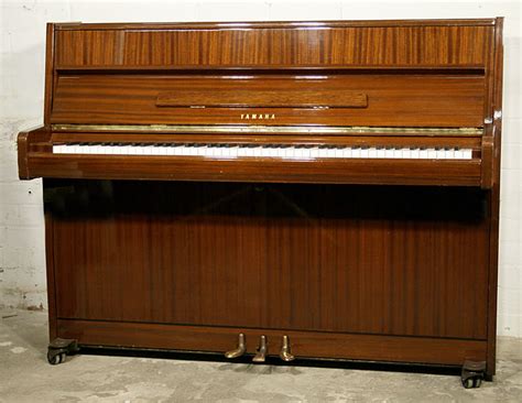 Yamaha Upright Piano For Sale With A Mahogany Case And Polyester Finish