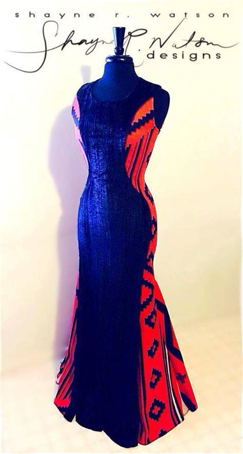 Pendleton And Crushed Velvet Gown Shayne Watson Eff Yeah Indigenous