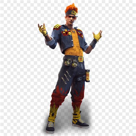 Free Fire Alvaro Man Character Citypng