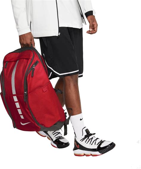 Nike Synthetic Hoops Elite Pro Basketball Backpack In University Red