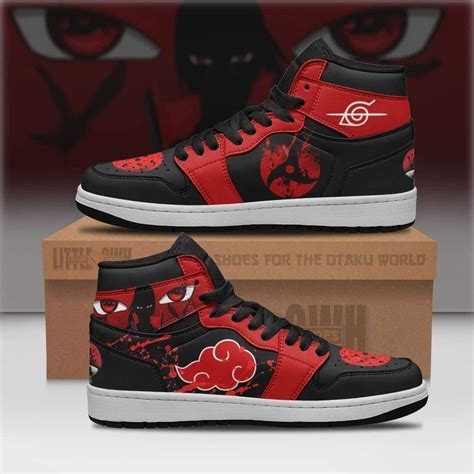 Akatsuki Jordan Sneakers Custom Naruto Anime Shoes – LittleOwh