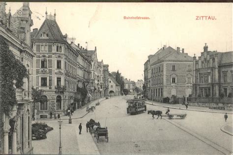 Postkarte Carte Postale Zittau Zittau Bahnhofstrasse