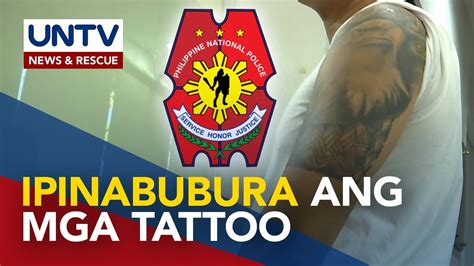 Pagbabawal Sa Tattoo Sa Mga Pulis Ipatutupad Na Mga Lalabag