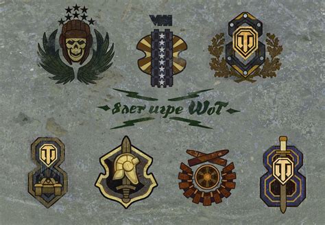 ArtStation - Sketches of tank emblems for WoT