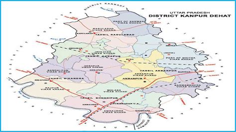 Kanpur Dehat District Map District Map Of Kanpur Dehat 57 OFF