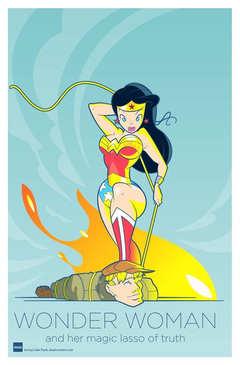 Wonder Woman And Her Magic Lasso Of Truth By Daabcreative On Deviantart Wonder Woman Wonder