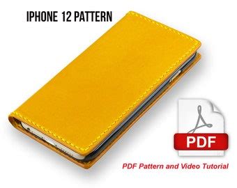 Pdf Pattern For A Iphone Pro Max Tooled Leather Case Ottorbox