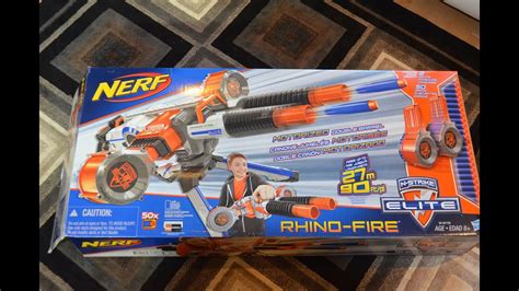 Nerf N Strike Elite Rhino Fire Blaster Unboxing Youtube