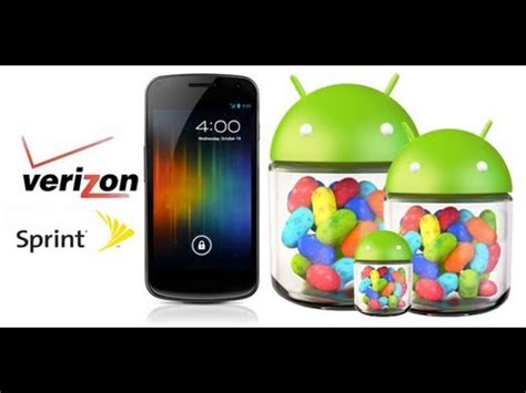 How To Install Jelly Bean On Galaxy Nexus Verizon Sprint Latest