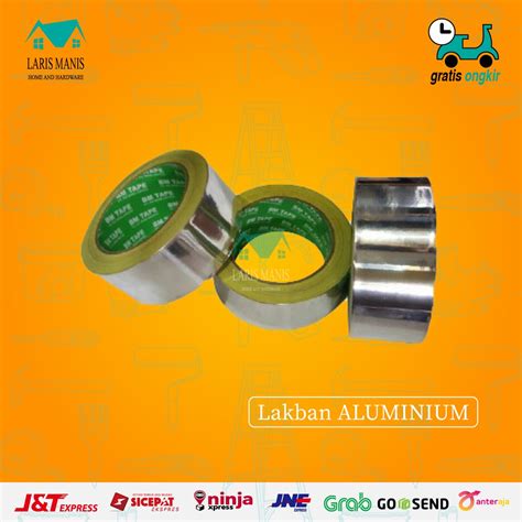 Jual Lakban Alumunium Foil Tape Aluminium Foil Tape Tahan Panas Tambal