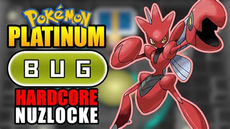Pokémon Platinum Hardcore Nuzlocke Bug Type Pokémon Only No items No overleveling YouTube