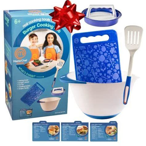 Masterchef Junior Burger Set Pc Kit Inclui Utens Lios De Cozinha