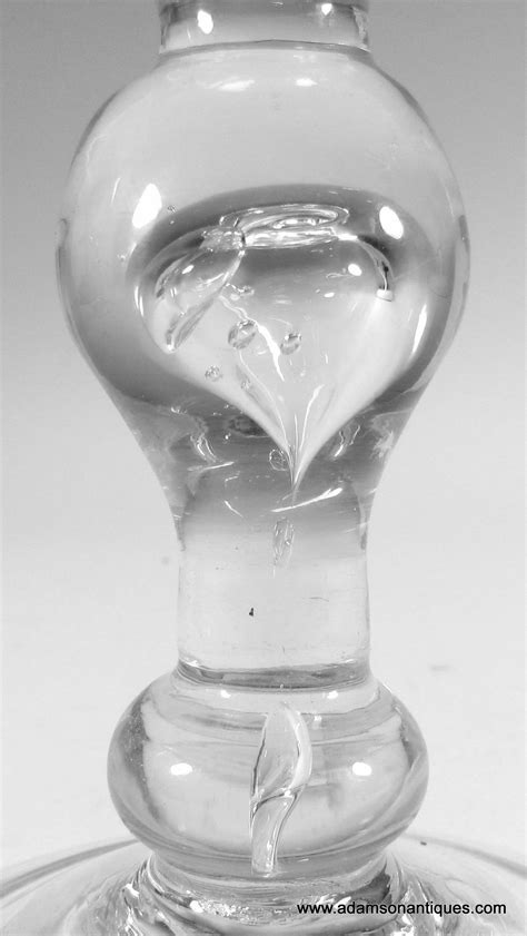 Adamson Antiques Large Baluster Wine Glass