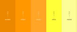 Palette De Couleurs Orange Codes Et Combinaisons