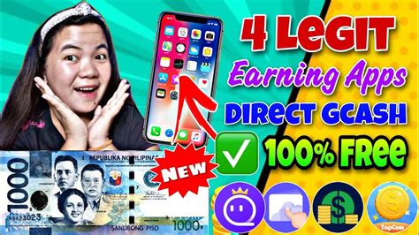 Free Gcash Money 4 New Legit Earning Apps Direct Gcash Walang